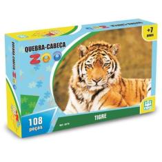 Imagem de Quebra Cabeça Zoo - Tigre - C/ 108 Peças - Nig