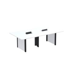 Imagem de Mesa de Reunião 3200x1400 Mrcpb3214pp Branco/Preto
