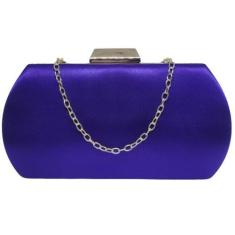 Imagem de Bolsa Feminina Clutch De Festa Cetim Fecho Metal Dourado - Lika Bijute