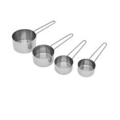 Imagem de Conjunto Xícaras Medidoras Inox 4 Pçs