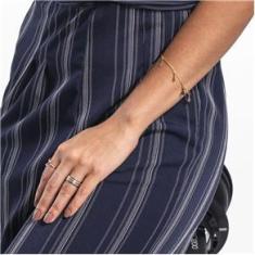 Imagem de Pulseira Aço GLAM Groumet NSra. Aparecida 0.9x0.6mm 21cm Gold IPG