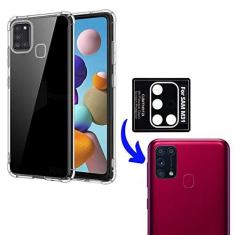 Imagem de Kit Capa Case Compatível Galaxy M31 + Película Câmera Nano Gel