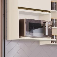 Imagem de Armário Aéreo de Cozinha para Micro-Ondas 60 Cm Connect Henn