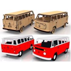 Imagem de Kombi  Clipper Quebra Cabeça 3D. Miniatura Em Mdf - Talharte