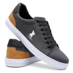 Imagem de Tênis Sapatênis Masculino Polo Plus Casual Cano Baixo Macio-Masculino