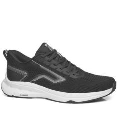 Imagem de Tênis Esportivo Pegada Masculino em Tecido Preto 190605-04-Masculino