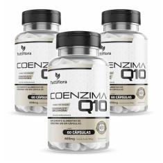 Imagem de 3x Coenzima Q10 100% Pura (200mg P/Porção) 60 Capsulas Tuttiflora
