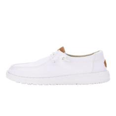 Imagem de Hey Dude Tênis feminino Wendy Canvas, Branco, 8