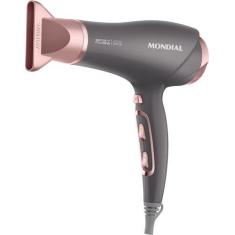 Imagem de Secador De Cabelo Mondial Keratin Grafite E Rosé - 2000W 2 Velocidades