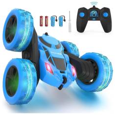 Imagem de Carrinho De Controle Remoto 360 De Rotacao Com Luz Led E Velocidade 10 Km Por Hora, Hamdol T1, Azul