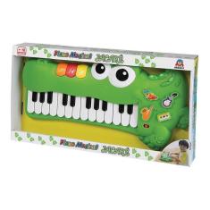 Imagem de Piano / Teclado Musical Infantil Jacaré Brinquedo Braskit