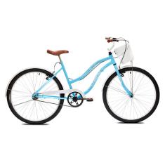 Imagem de Bicicleta Retro Aro 26 Beach Tridal Bike - Azul Céu