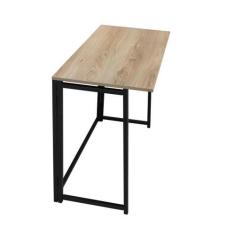 Imagem de Escrivaninha Mesa Dobravel Link Tubo Preto Fosco Tampo 0,80M X 0,45M -