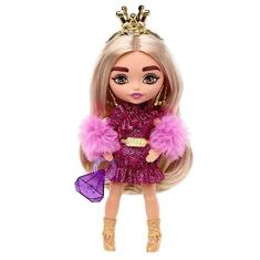 Imagem de Boneca Extra Barbie Vestido Shimmer e Acessórios - Pelúcia Shrug 