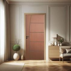 Imagem de Porta de Madeira Sarrafeada 210x102cm Friso 9 Jb Portas Ipê