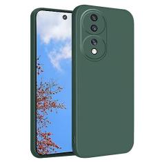 Imagem de Yarxiawin Capa protetora fina à prova de choque compatível com Honor 70 de silicone roxo Honor 70 capa protetora macia antidigitais