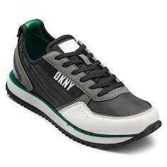 Imagem de DKNY Tênis masculino Runner Mixed Media, Verde, 10.5