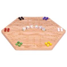 Imagem de Amishtoybox.Com Conjunto De Tabuleiros De Jogo De Mármores De Madeira