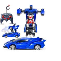Imagem de Brinquedo Infantil Carrinho Transformers Lamborghini Com Controle Remo