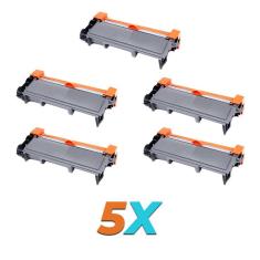 Imagem de Kit 05 Toner Compatível TN2340 TN2370 TN660 Brother HL-2330 DCP2540DW DCP2520 MFCL2700 MFC2740DW