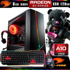 Imagem de PC Gamer G-Fire HTG-431 AMD A10 9700 8 GB Radeon R7 USB 3.0