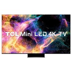 Smart Tv 4k Tcl Qled 55” Com Google Tv, Dolby Vision, Bluetooth E Wi-fi -  55c825