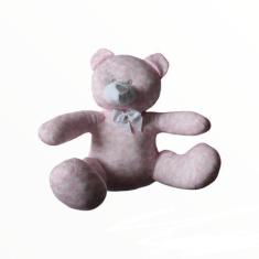 Imagem de Urso De Pelúcia Estampado Rosa Zip Toys