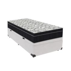 Imagem de Conjunto Cama Box Solteiro e Colchão Airtech D45 Extra Firme Branco