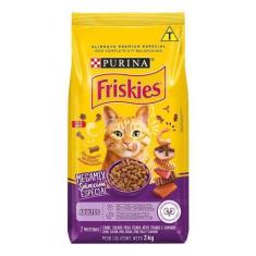 Imagem de Ração Friskies Para Gatos Adultos Megamix 3Kg