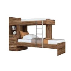 Imagem de Beliche Multifuncional Havana Plus c/ 3 Gavetas Demolição - Santos Andirá