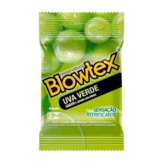 Imagem de Preservativo Blowtex Lubrificado Uva Verde - 3 Embalagens com 12 Unida