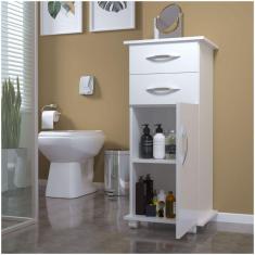 Imagem de Mesa Auxiliar Para Banheiro Utensílios Perfumes Produtos