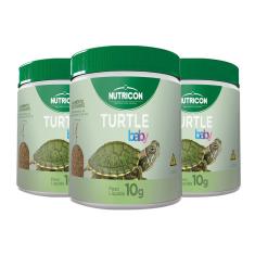 Imagem de Kit 3 Ração Nutricon Turtle Baby 10G - Tartarugas Filhotes
