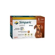 Imagem de Simparic Antipulgas Para Cães De 5,1 A 10kg - 20mg - Cx Com 3 Compr