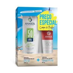 Imagem de Anasol Conjunto Fps 50 Facial 60G + Fps 50 Corpo 200G