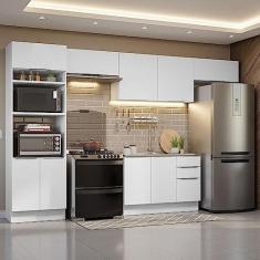 Imagem de Armário de Cozinha Completa 350cm Branco Stella Madesa 0
