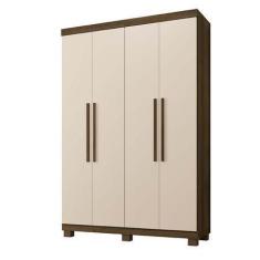 Imagem de Roupeiro Milão 4 Portas 3 Gavetas Benetil Móveis