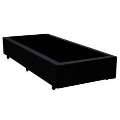 Imagem de Cama Box Solteiro Starflex Sintético Preto 78x188x42