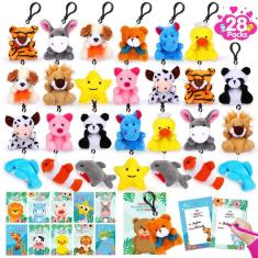 Imagem de Presentes de Dia dos Namorados FLY2SKY 28 pacotes para crianças com bicho de pelúcia