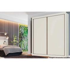 Imagem de Guarda Roupa Solteiro 2 Portas De Correr E 4 Gavetas Zurique Off White - Europa