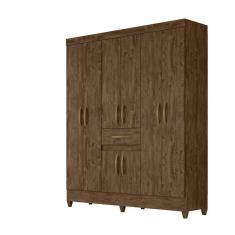 Imagem de Guarda Roupa 8 Portas Portugal Castanho Wood 835331 Moval