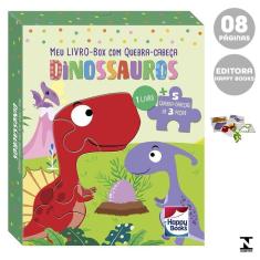 Imagem de Meu Livro-Box Com Quebra-Cabeças Dinossauros
