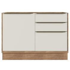 Imagem de Balcão de Cozinha com Tampo Herval Ten, 100% MDF, 1 Porta 3 Gavetas 12