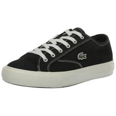 Imagem de Lacoste Tênis masculino Backcourt 124 1 CMA, Blk/Off Wht, 45