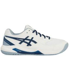 Imagem de Tênis Asics Gel Dedicate 8 All Court Branco e Azul