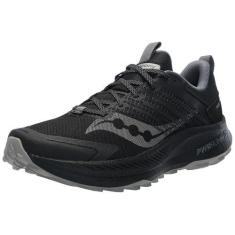 Imagem de Saucony Tênis de caminhada feminino Ride Tr2, Preto/Carbono, 35