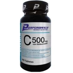 Imagem de Vitamina C 500 mg e Bioflavanóides 0,6 mg Performance Nutrition 100 Ta