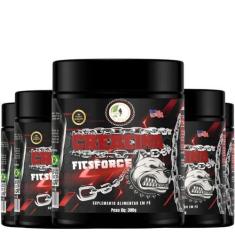 Imagem de KIT C/5 Creatina Monohidratada Pura FitsForce 300g Fits Life