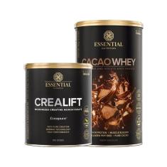 Imagem de Kit Crealift e Cacao Whey Essential Nutrition