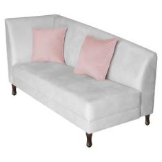 Imagem de Recamier Heitor 160cm Com Almofada Lado Direito Sintético - Doce Sonho